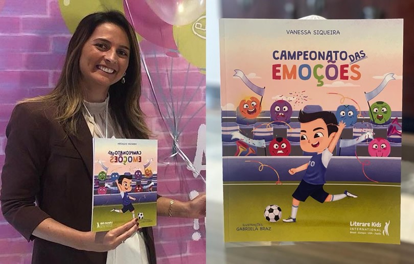 Campeonato das Emoções: Vanessa Siqueira lança livro para promover desenvolvimento emocional em jovens Atletas