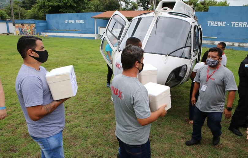 Governo do Rio distribui vacina CoronaVac nesta segunda-feira (22)