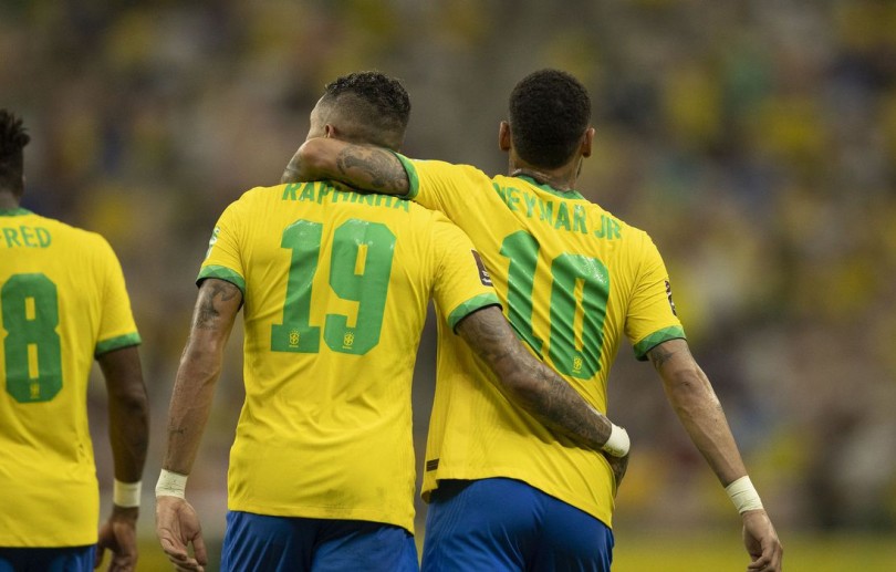 Eliminatórias: com brilho de Neymar e Raphinha, Brasil goleia Uruguai