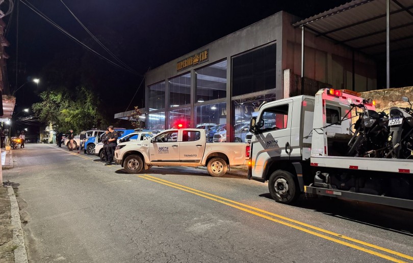 Oito motos são apreendidas em nova operação "Praça do Bem"