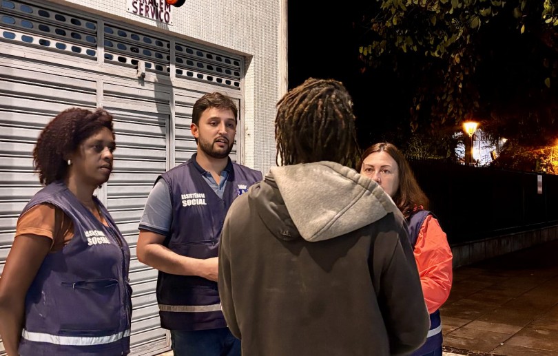 Prefeitura mantém serviço de abordagem social a pessoas em situação de rua
