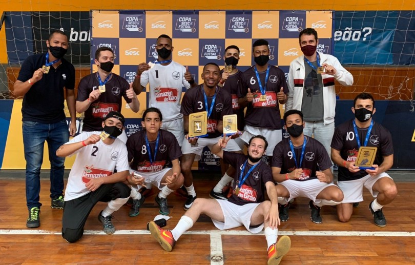 Equipe do Armazém do Grão vence etapa regional da Copa SESC de Futsal 2021