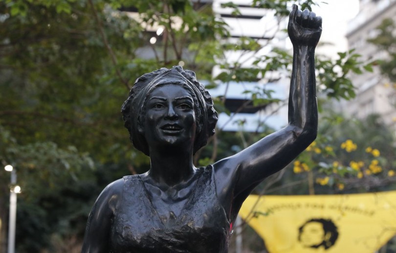 Marielle Franco ganha estátua no centro do Rio de Janeiro