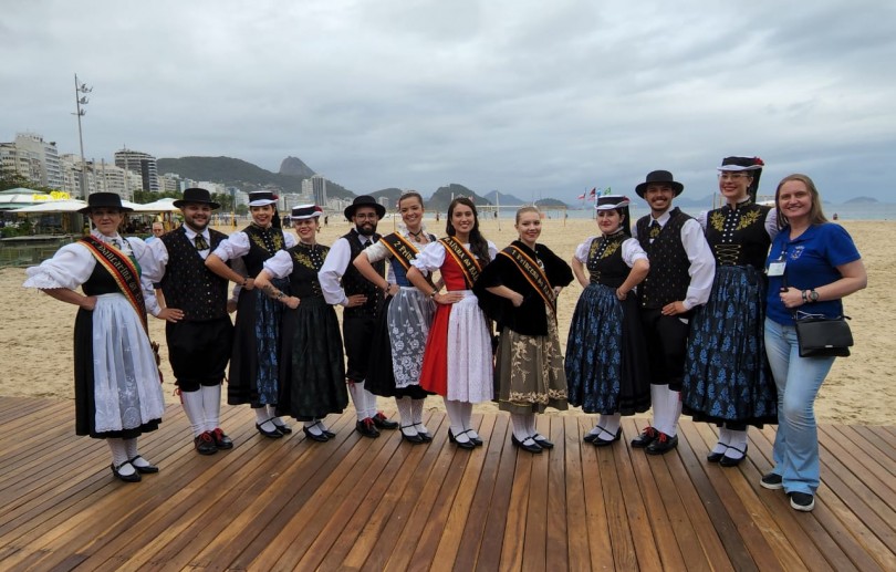 Realeza da Bauern, banda e grupo folclórico alemão se apresentam no Rio de Janeiro